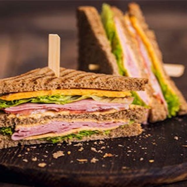 Turkey Club Sandwich.