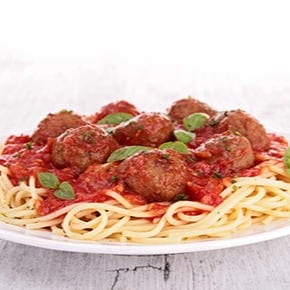 Pasta with Meatballs.