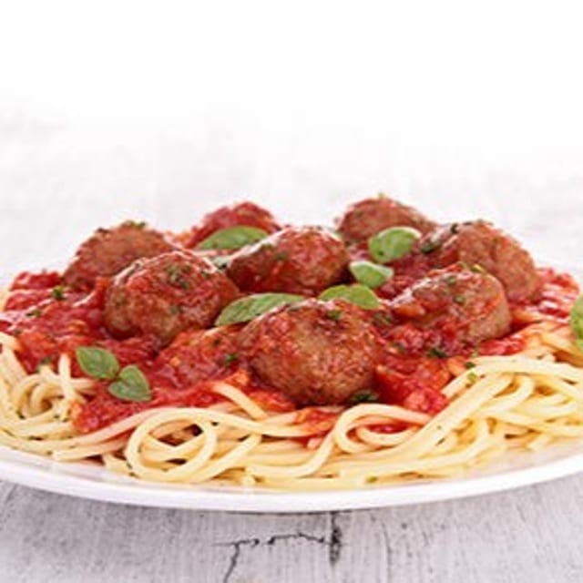 Pasta with Meatballs.