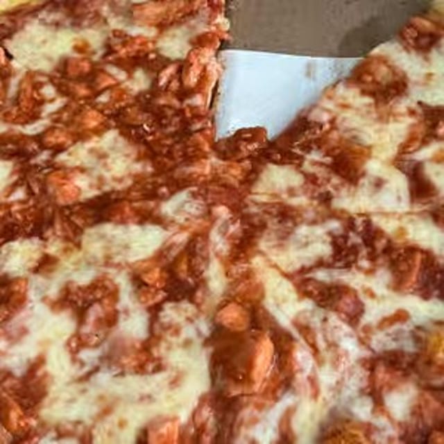 B.B.Q. Chicken Pizza.