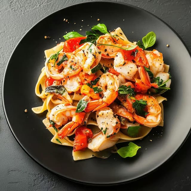 Shrimp Marinara.