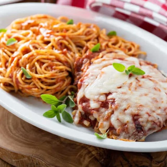 Chicken Parmigiana.