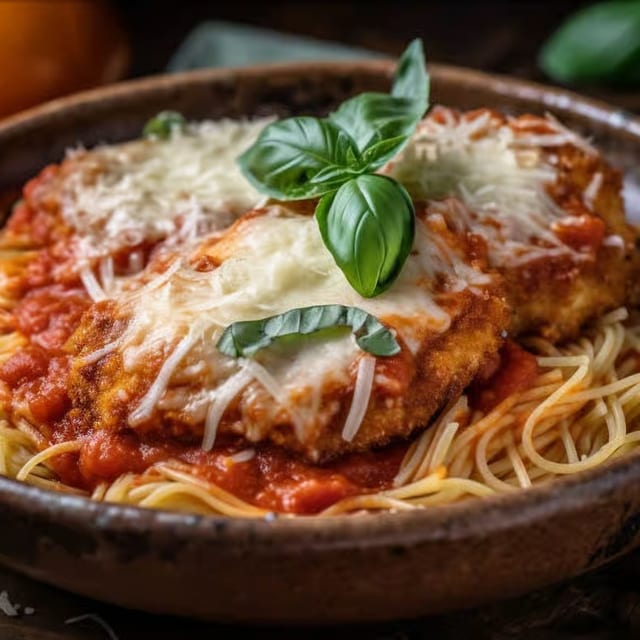 Veal Parmigiana.