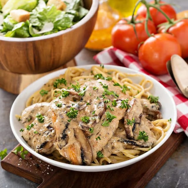 Chicken Marsala.